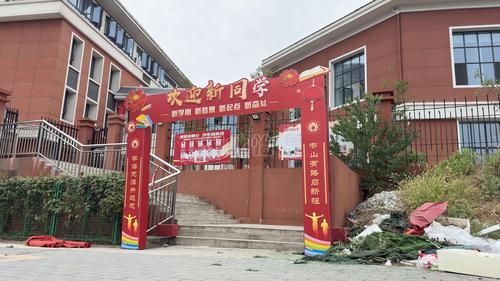 迎新门头