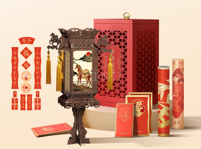 駿影流光·手作宮燈